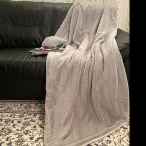 Premium Rabbit Fur with Mink back solid